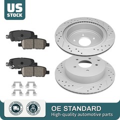 Rear Disc Rotors Brake Pads For Nissan Murano Pathfinder Quest M37 M56 QX60 QX70