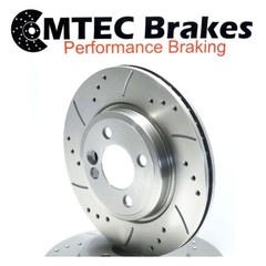 MTEC Volvo S40 1.6 1.7 1.9TD 96-97 Drilled And Grooved Rear Brake Discs