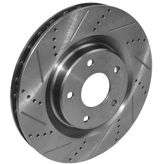 325mm Front Drilled Brake Rotors for Cadillac XLR 2005-2007 Chevy Corvette Pair