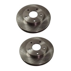 For Chevy Blazer 1997-2005 Brake Disc Driver and Passenger Side Pair Natural