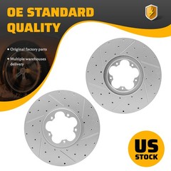 Front Brake Rotors for 2015-2019 Ford Transit-150 Transit-250 Transit-350 HD