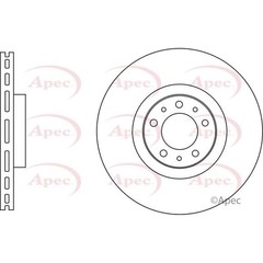Apec Front Brake Disc DSK3233 – OE High Quality Precision Engineered Part
