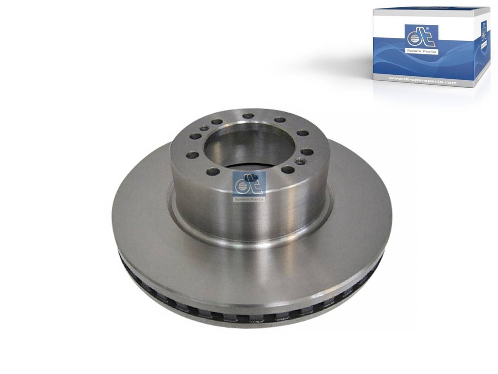 Brake disc DT Spare Parts 6.61026 Brake disc D 375 mm 10 bores b 15 mm P 142 mm