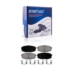 280mm Front 262mm Rear Disc Rotors Ceramic Brake Pads for 2014 – 2016 Kia Soul