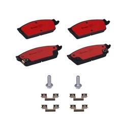 Brembo OEM Front & Rear Ceramic Brake Pads Kit For 2008-2013 Chevy Avalanche