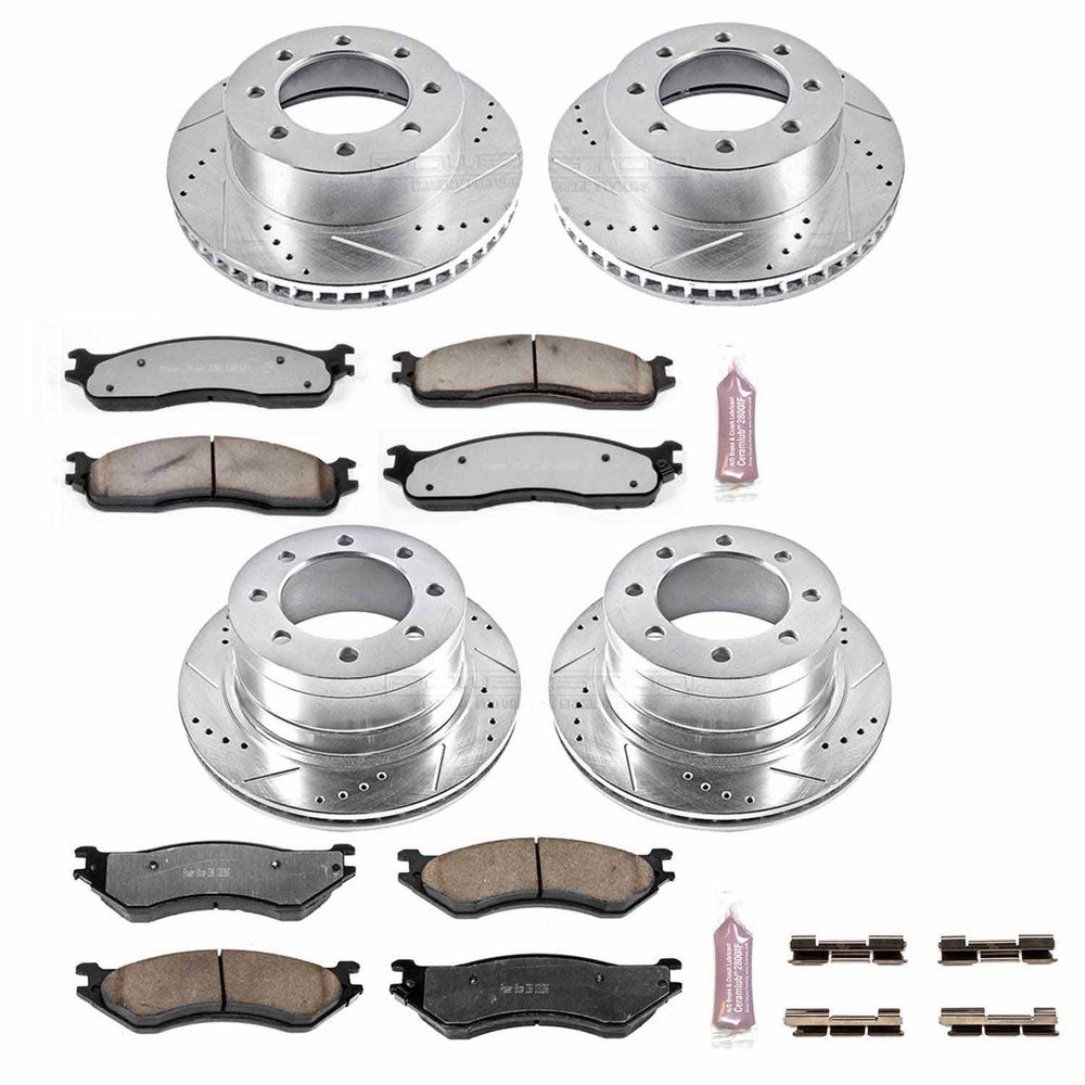 Powerstop K5468-36 Virtually Noise-Free Z36 Truck Tow for 03-08 Ram 1500 / 2500