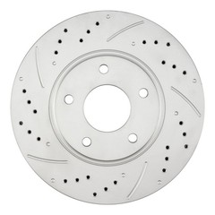 Pair Front Drilled Slotted Disc Brake Rotors For 2002-2003 Nissan Maxima 31306