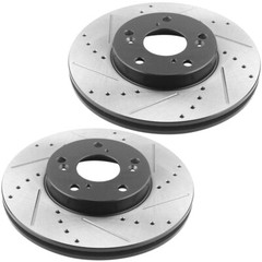 Front Rear Disc Brake Rotors Brake Pads For 2003 2004 2005-2007 Honda Accord C3N
