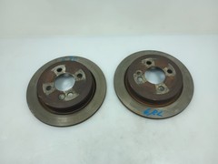 07-15 OEM MINI COOPER R56 Set of Two Rear Brake Disc Rotor 3421 6784389