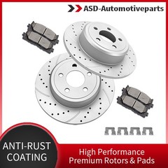 12.61″ Rear Brakes Rotors Brakes Pads Kits Fit for Dodge Challenger Charger RWD