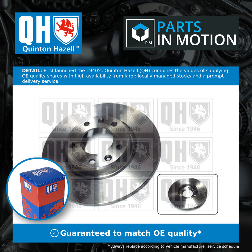 2x Brake Discs Pair Solid fits OPEL ASTRA L 1.6 Rear 2021 on 268mm Set QH New