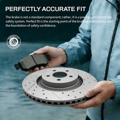 321mm Front Disc Rotors Brake Pads For 2018-21 Terrain Equinox Envision Lacrosse