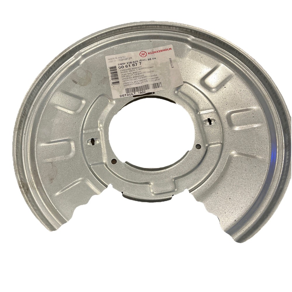 KLOKKERHOLM 0061877 Splash Panel, brake disc for BMW