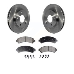 Front Ceramic Brake Pads & Rotors for Chevrolet GMC Isuzu Oldsmobile OPEN BOX
