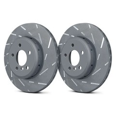 For BMW X6 10-11 EBC USR Series Slotted Riveted 2-Piece Front Brake Rotors