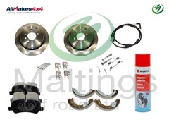 Allmakes 4×4 rear brakes kit inc handbrake shoes Fits – Range Rover Sport L320