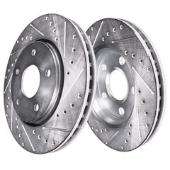 Rear DRILLED Brake Rotors & Ceramic Pads for 2009-2014 2016-2019Nissan MAXIMA