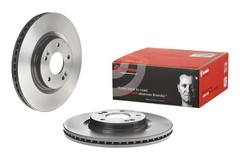 Brembo Front Left or Right 305mm Vented Coated Disc Brake Rotor For Hyundai Kia