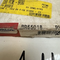 Disc Brake Rotor-Rear Disc IAP Dura BR55018