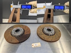 14-19 BMW X5M X6M F85 F86 Rear Rotor Brake Disks Ventilated SET 395×36