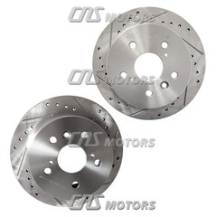 Rotor de freno trasero perforado y ranurado 31433 para Lexus ES350 2007-2012