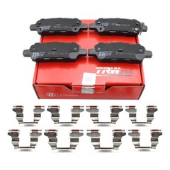 DuraGo Rear Rotors TRW Pro Ceramic Disc Brake Pads Kit For G35 350Z Juke Rogue