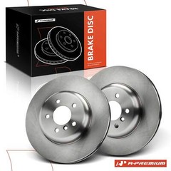 2Pcs Front LH & RH Disc Brake Rotors for BMW 535d 535i F10 640i xDrive F12 / G32