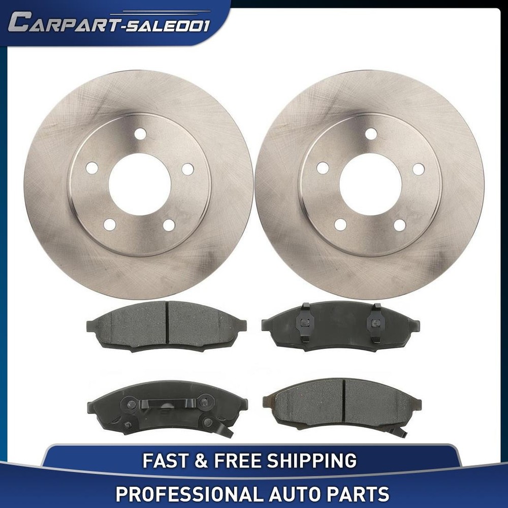 10.5″ Front Disc Brake Pad and Rotor Kit for 1988 1989 Buick Regal 2.8L
