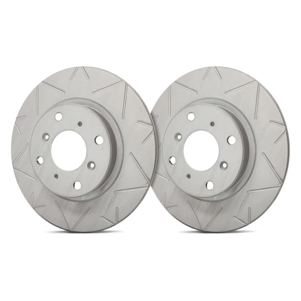 For Jeep Grand Cherokee 22-24 Peak Slotted 1-Piece Front Brake Rotors