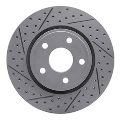 For Jeep Grand Cherokee 2011-2021 Rotor Set Passenger Side | Drilled and Slotted