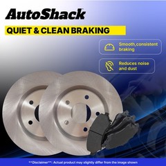 Front Disc Rotors Brake Pads for 2009-2014 Honda Fit 1.5L