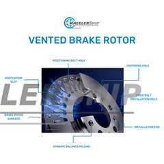 New Front Disc Rotors For Chrysler 300 Dodge Challenger Charger Magnum 53022