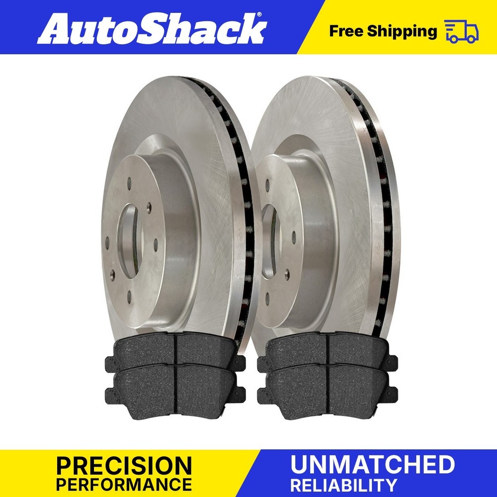 Front Disc Rotors Brake Pads for 2009-2014 Honda Fit 1.5L