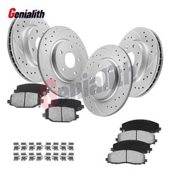 Front Rear Brake Rotors & Pads For 2012-16 Town & Country Grand Caravan Journey