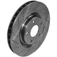 325mm Front Drilled Brake Rotors for Cadillac XLR 2005-2007 Chevy Corvette Pair