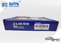 REAR LH BRAKE ROTOR SOLID &GEOMET COATED D&S 260mm FOR VOLKSWAGEN GOLF 2005-2013