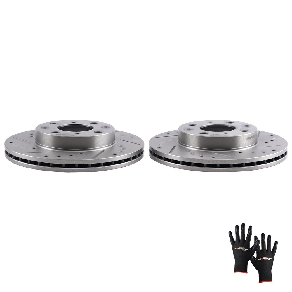 Front Brake Rotors Set for Honda Civic Del Sol 1993-1997/CRX 1990-1991 S31029
