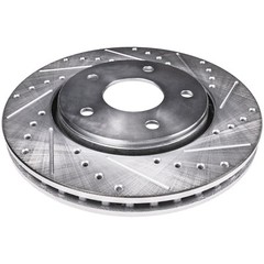 5-Lug L4 Front Drilled Slotted Disc Brake Rotors for 2007-2010 Chevrolet Cobalt