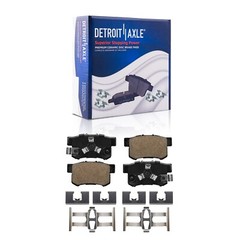 10pc Front Rear Drilled Brake Rotors and Brake Pads Kit for 2014-2018 Acura RDX
