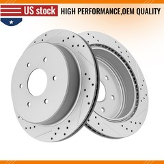 Rear Brake Disc Rotor for 2017 2018 2019 2020 2021 2022 2023 2024 Nissan Titan
