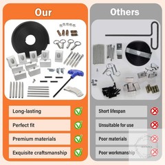 10819 Brake Tune Up Kit Brake Parts for Tapco Pro 14 and Pro 19, Pro II, Pro III