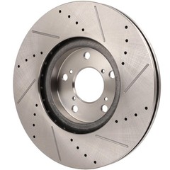 Front Drilled Slotted Brake Rotors For Acura MDX RLX 2010 2011 2012 2013 ZDX