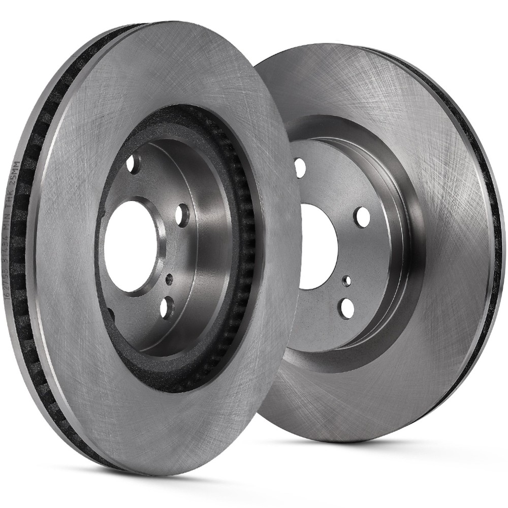 Front Vented Discs Brake Rotors For 2009-2010 Pontiac Vibe 2.4L