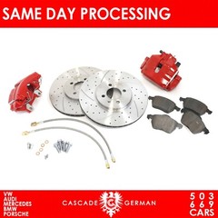 Custom Eurospec VW Mk2 Mk3 Golf GTI Corrado Front Brake Upgrade Kit 312mm 4X100