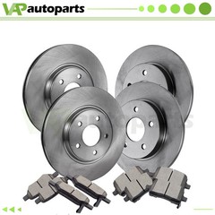 Brake Pads And Rotors Front Rear For 2004-2006 Chevrolet Malibu Chevrolet Malibu