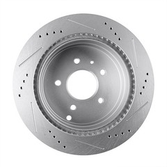 303mm Rear Drilled Slotted Discs Brake Rotors For Chevrolet Equinox 2007 – 2009