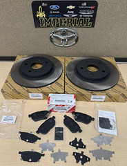 2008-2015 SCION XB NEW REAR DISC BRAKE KIT OEM ROTORS TCMC PAD KIT & SHIM KIT