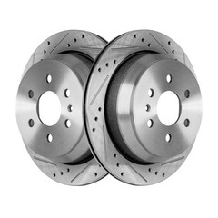 For Chevy Colorado 2015-2022 Brake Disc Driver And Passenger Side | Pair | Rear