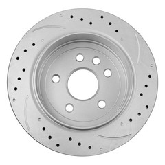 For Dodge Durango Jeep Grand Cherokee Front & Rear Drilled Rotors Brake Pads