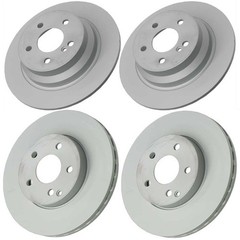 SET-452400361920 Zimmermann 4-Wheel Set Brake Discs Front & Rear RWD for MB
